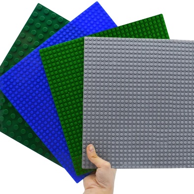  20005 -  BricksNBlocks® compatible met Lego basis grondplaat groen 25,5 x 25,5 cm (32 x 32 nopjes)