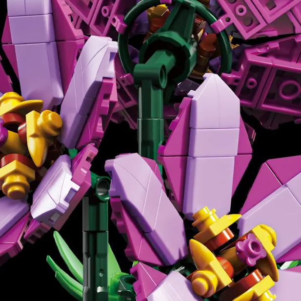  32106 -  Bouwblokjes Azalia in pot, 798 blokjes, compatible met Lego