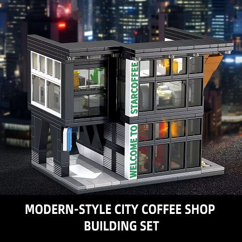 40010 -  bouwblokjes coffecorner, 581 steentjes, compatible met Lego