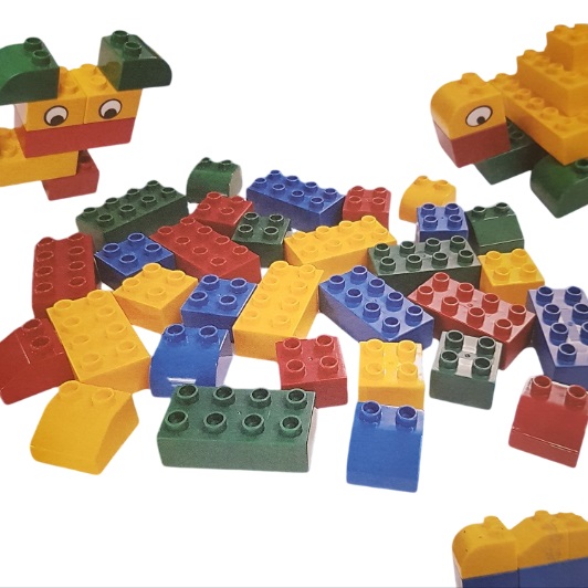 LG70002 Stickit® basisset met grote bouwstenen, 96 blokken, compatible met blokken van o.a. Duplo