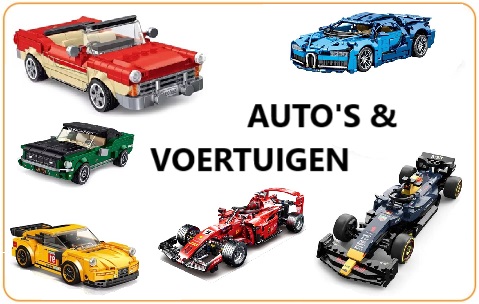bouwblokjes compatible met lego autos en voertuigen